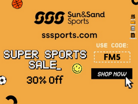 Sun & And Sports Super Sports Sale: Get Flat 30% Discount on All Products